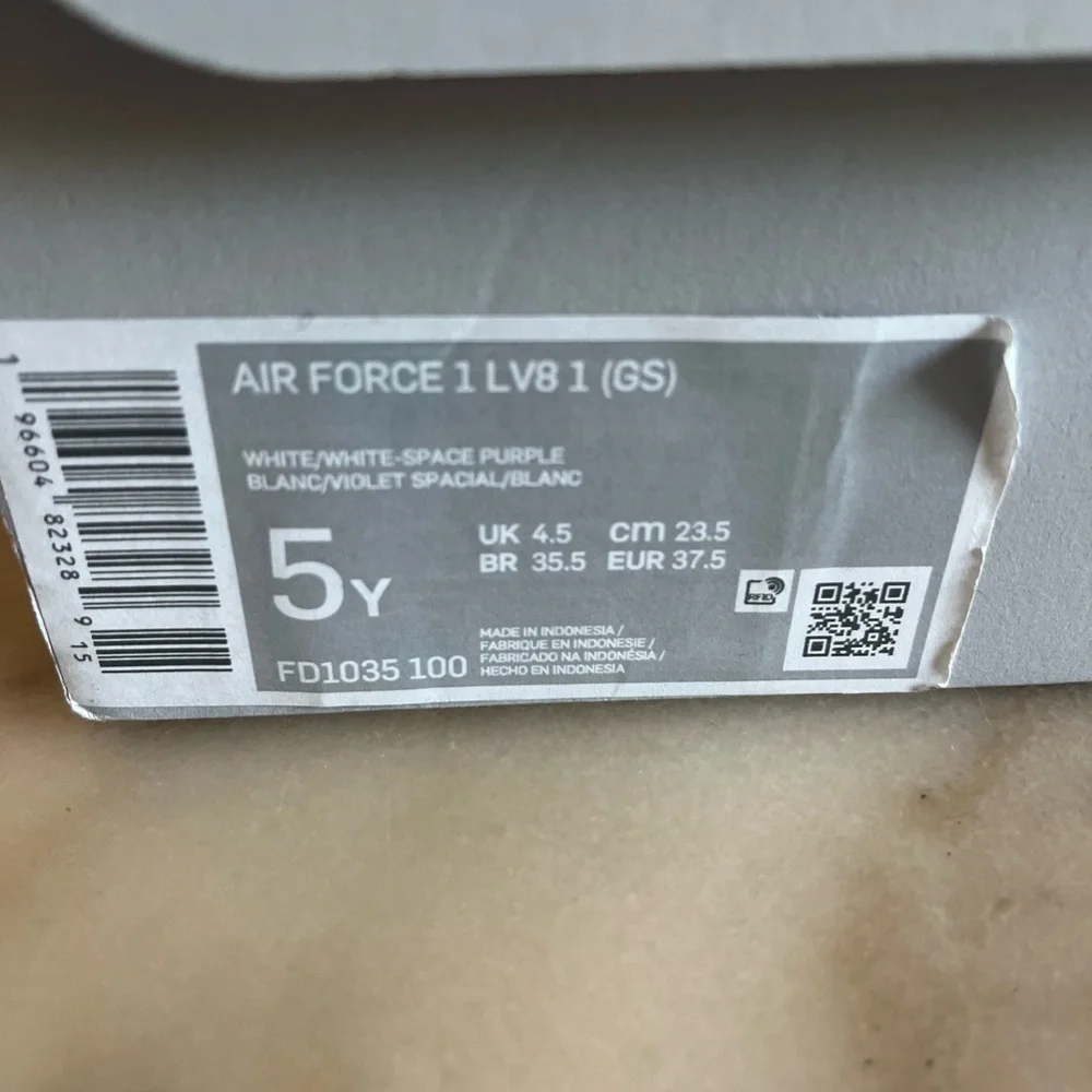 Nike Air Force 1 LV8 GS 'Fruit Colors' size 5